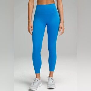 Lululemon Wunder Train High-Rise Tight 25” in color Poolside, Size 12